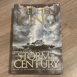 Stephen King "Storm of the Century" Hardcover Book - Gray & Gold Cover